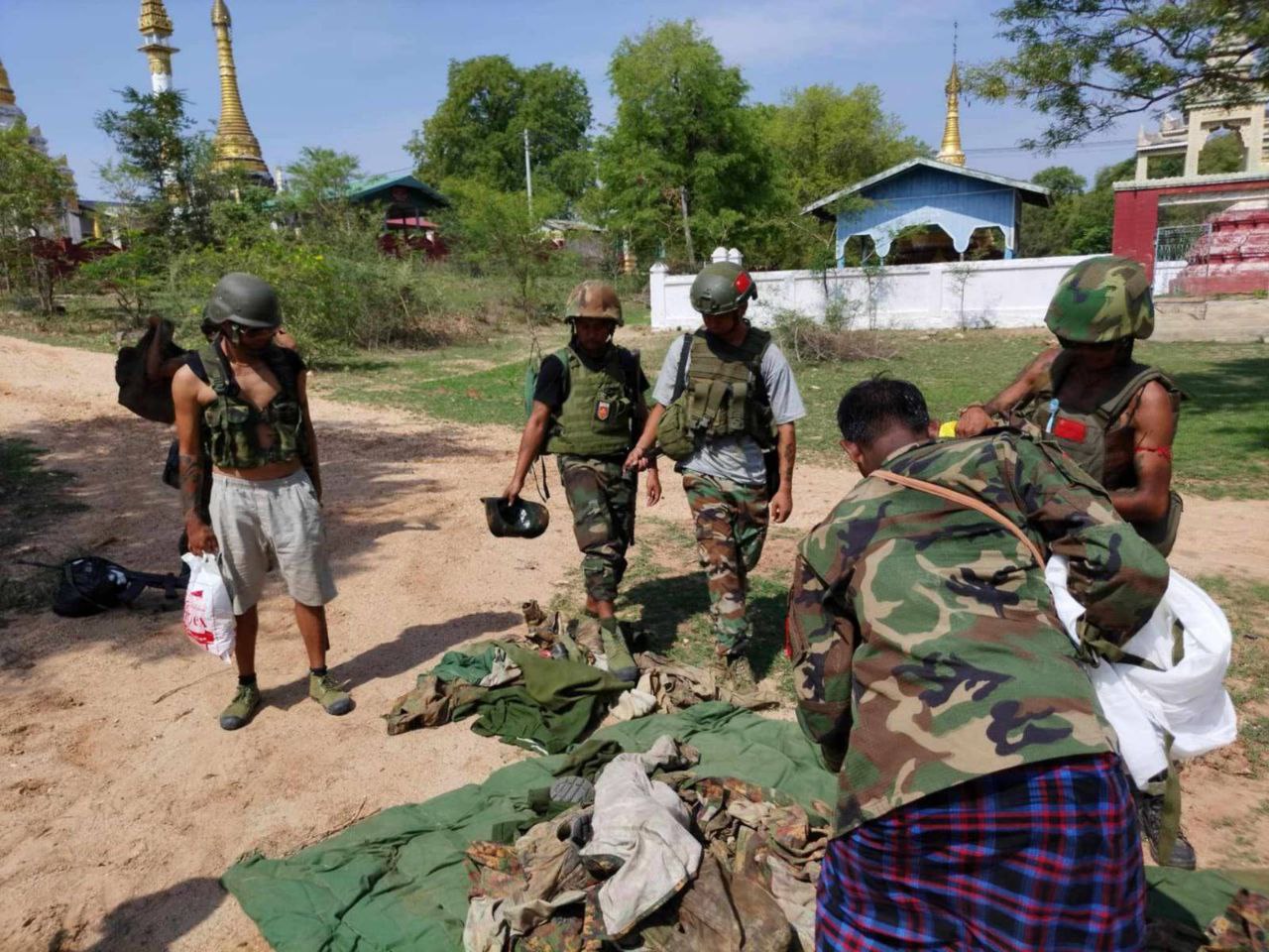 မြိုင်မြို့သို့ ဦးတည်၍ ထွက်လာသော စစ်ကြောင်းကို လိုက်လံချေမှုန်းတိုက်ခိုက်မှု စစ်သားအလောင်း ၈ လာင်းနှင့် လက်နက်ခဲယမ်းများ သိမ်းဆည်းရရှိ