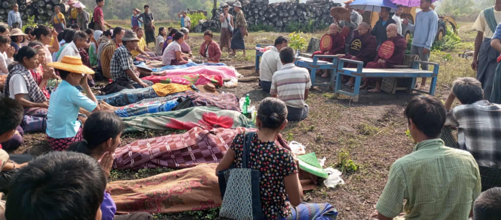 ဂန့်ဂေါတွင် ခလရ ၅၀ တပ်ရင်းက  လယ်မရွာသို့ စစ်ကြောင်းထိုး ဝင်ရောက်ပြီး လူ ၁၁ ဦးကို အစုလိုက် အပြုံလိုက် သတ်ဖြတ်ပြန်၊ ပြည်သူ ၂၀ ကျော်ကိုလည်း ဖမ်းဆီးသွား