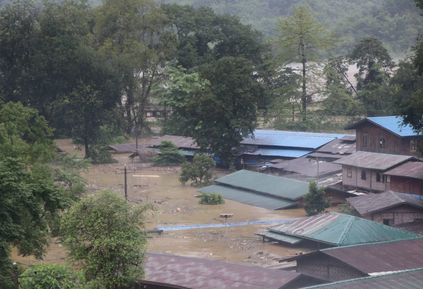 မေခ၊ မလိခမြစ်ရေကြီးနေ၍ ပူတာအို၊ ချီဖွေအနိမ့်ပိုင်းဒေသများ ရေမြုပ် ▪️ဧရာ၀တီမြစ်ရေ ဆက်လက်မြင့်တက်နေ၍ ရေဘေး သတိပေးထား